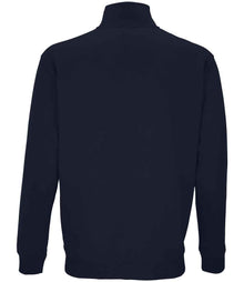 SOL'S Unisex Conrad 1/4 Zip Sweatshirt 04234 - 04234 French Navy Back