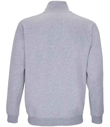 SOL'S Unisex Conrad 1/4 Zip Sweatshirt 04234 - 04234 Grey Marl Back