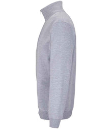 SOL'S Unisex Conrad 1/4 Zip Sweatshirt 04234 - 04234 Grey Marl Side