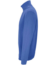 SOL'S Unisex Conrad 1/4 Zip Sweatshirt 04234 - 04234 Royal Blue Side
