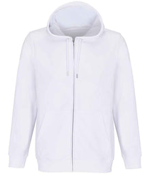 SOL'S Unisex Calipso Eco Friendly Full Zip Hoodie 04237 - White