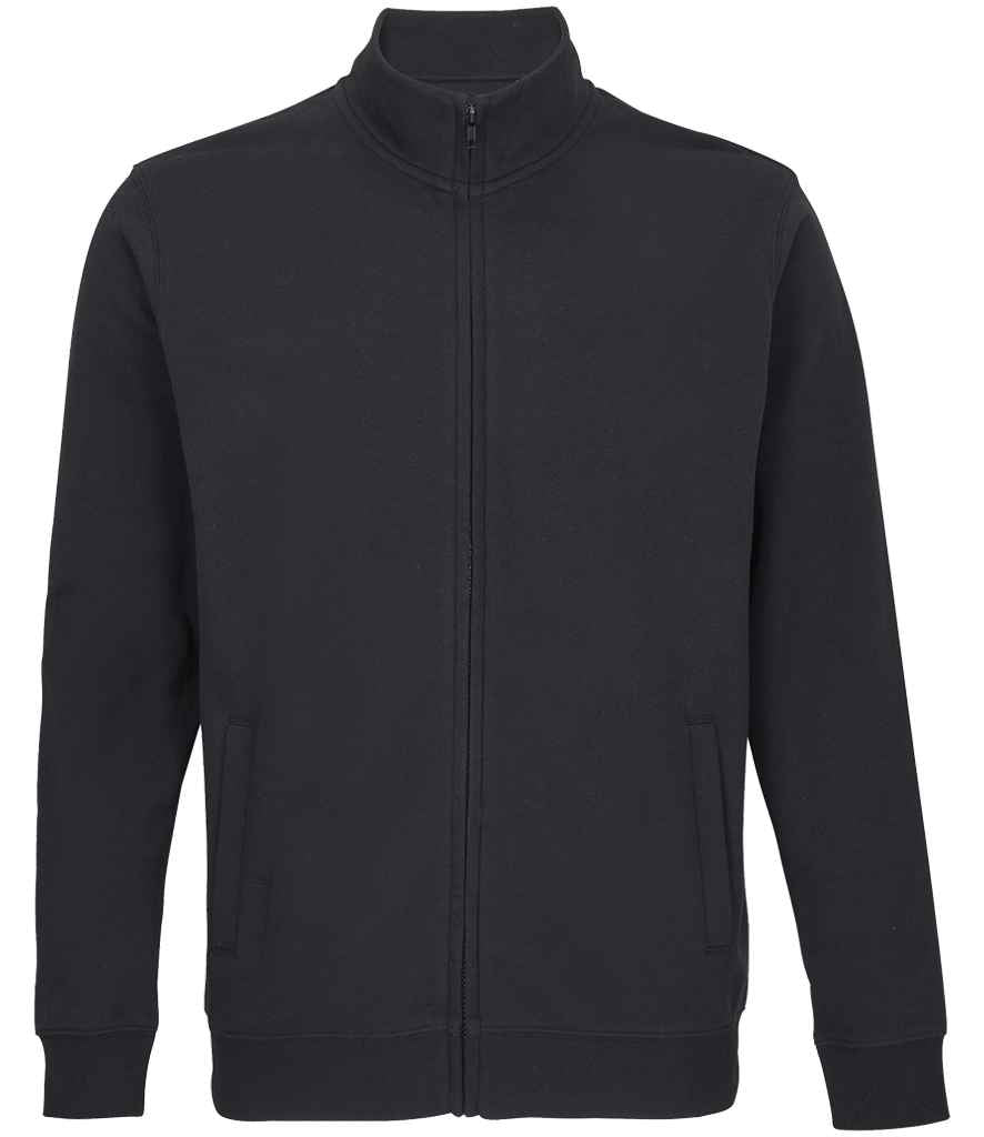 SOL'S Unisex Cooper Full Zip Sweat Jacket 04240 - Black