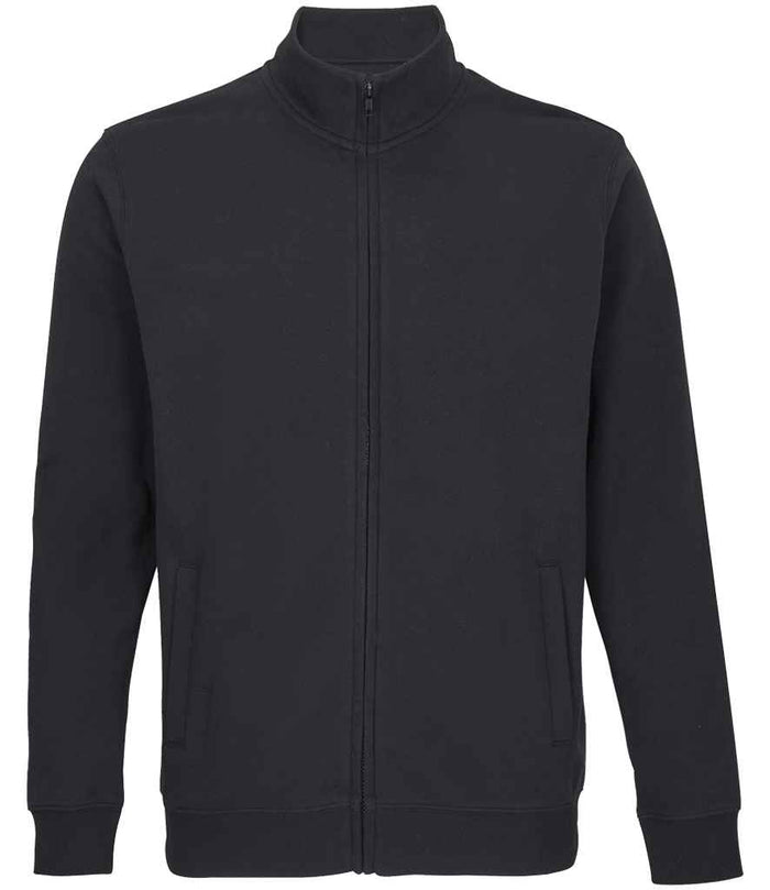 SOL'S Unisex Cooper Full Zip Sweat Jacket 04240 - Black