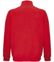 SOL'S Unisex Cooper Full Zip Sweat Jacket 04240 - 04240 Bright Red Back