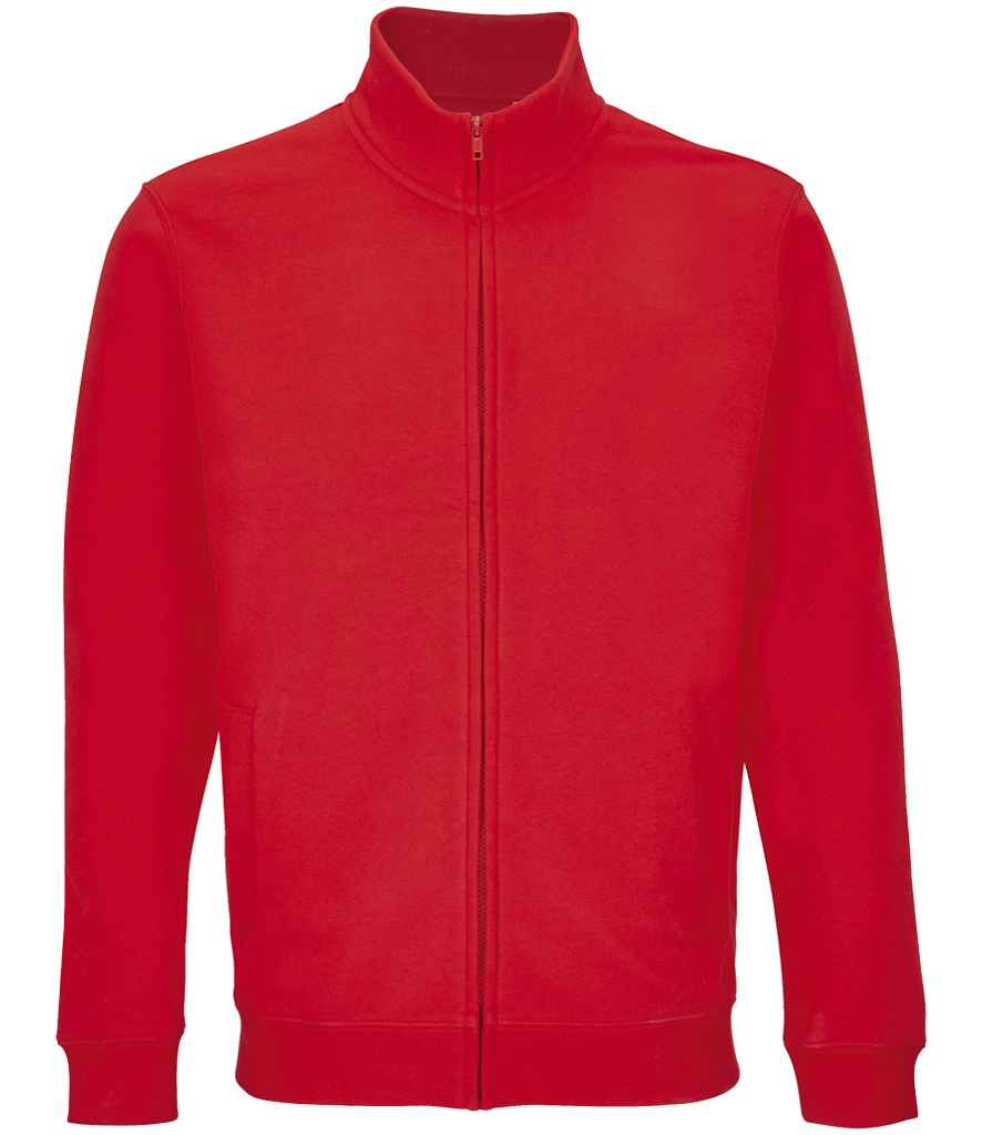 SOL'S Unisex Cooper Full Zip Sweat Jacket 04240 - Bright Red