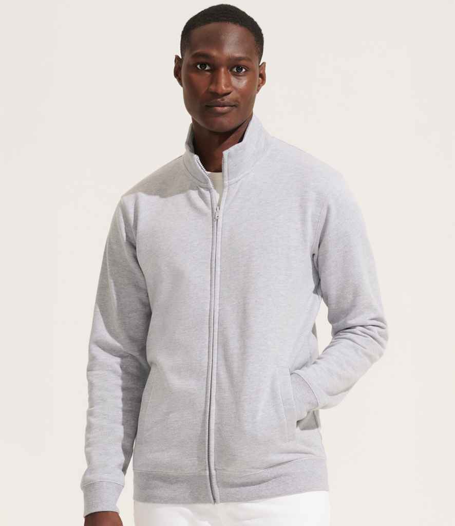 SOL'S Unisex Cooper Full Zip Sweat Jacket 04240 - 04240 Grey Marl Model