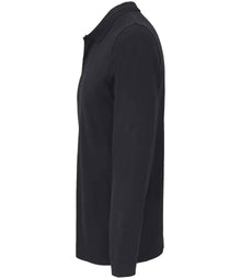 SOL'S Unisex Planet Long Sleeve Piqué Polo Shirt 04241 - 04241 Black Side