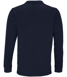 SOL'S Unisex Planet Long Sleeve Piqué Polo Shirt 04241 - 04241 French Navy Back