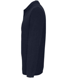 SOL'S Unisex Planet Long Sleeve Piqué Polo Shirt 04241 - 04241 French Navy Side