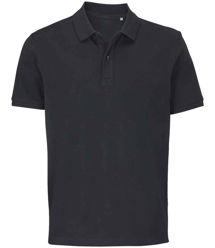 SOL'S Unisex Pegase Piqué Polo Shirt 04242 - Black