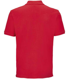 SOL'S Unisex Pegase Piqué Polo Shirt 04242 - 04242 Bright Red Back