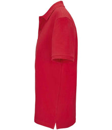 SOL'S Unisex Pegase Piqué Polo Shirt 04242 - 04242 Bright Red Side