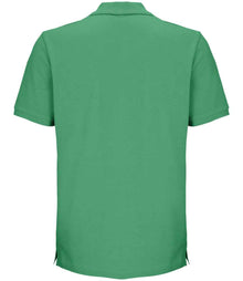 SOL'S Unisex Pegase Piqué Polo Shirt 04242 - 04242 Spring Green Back