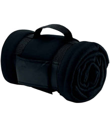 SOL'S Stavenger Plaid Fleece Blanket 04342 - Black