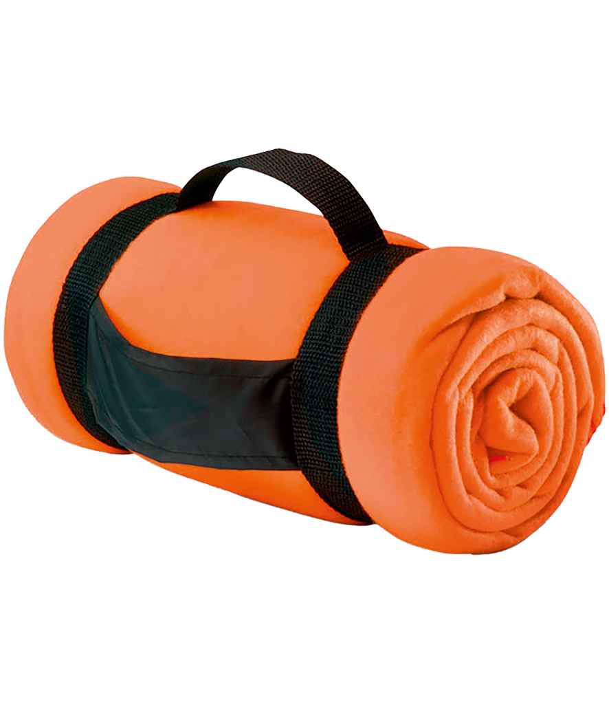 SOL'S Stavenger Plaid Fleece Blanket 04342 - Bright Orange