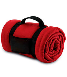SOL'S Stavenger Plaid Fleece Blanket 04342 - Red