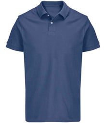 SOL'S Unisex Pacific Twin Piqué Polo Shirt 04439 - Denim