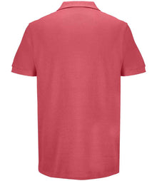 SOL'S Unisex Pacific Twin Piqué Polo Shirt 04439 - 04439 Folk Pink Back