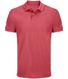 SOL'S Unisex Pacific Twin Piqué Polo Shirt 04439 - Folk Pink