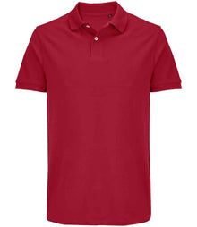 SOL'S Unisex Pacific Twin Piqué Polo Shirt 04439 - Folk Red