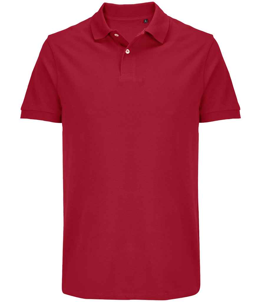 SOL'S Unisex Pacific Twin Piqué Polo Shirt 04439 - Folk Red