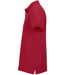 SOL'S Unisex Pacific Twin Piqué Polo Shirt 04439 - 04439 Folk Red Side