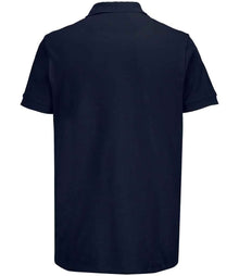 SOL'S Unisex Pacific Twin Piqué Polo Shirt 04439 - 04439 French Navy Back