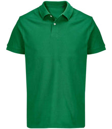 SOL'S Unisex Pacific Twin Piqué Polo Shirt 04439 - Kelly Green