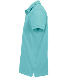 SOL'S Unisex Pacific Twin Piqué Polo Shirt 04439 - 04439 Pool Blue Side