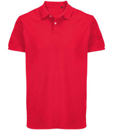 SOL'S Unisex Pacific Twin Piqué Polo Shirt 04439 - Red