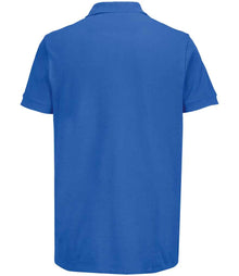 SOL'S Unisex Pacific Twin Piqué Polo Shirt 04439 - 04439 Royal Blue Back