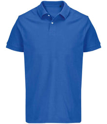 SOL'S Unisex Pacific Twin Piqué Polo Shirt 04439 - Royal Blue