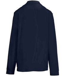SOL'S Unisex Pacific Long Sleeve Piqué Polo Shirt 04441 - 04441 French Navy Back