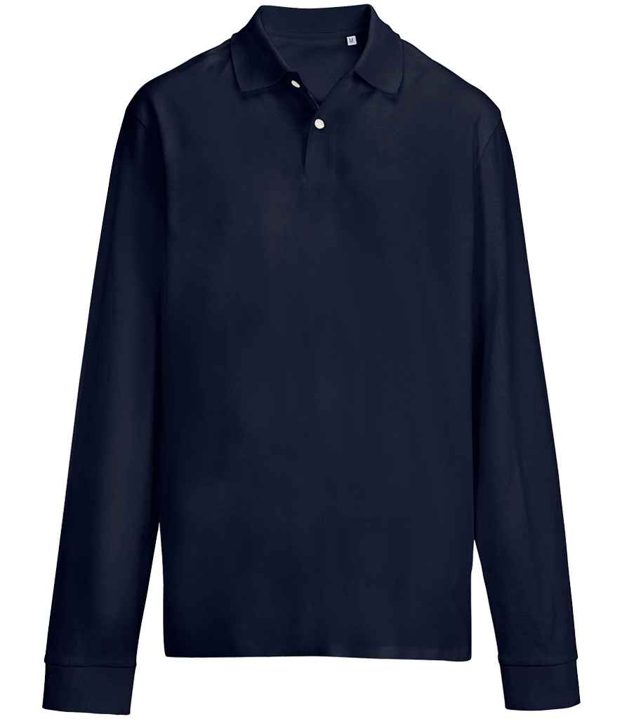 SOL'S Unisex Pacific Long Sleeve Piqué Polo Shirt 04441 - French Navy