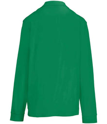SOL'S Unisex Pacific Long Sleeve Piqué Polo Shirt 04441 - 04441 Kelly Green Back