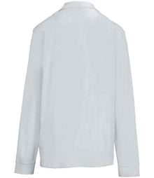 SOL'S Unisex Pacific Long Sleeve Piqué Polo Shirt 04441 - 04441 Pure Grey Back