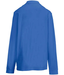 SOL'S Unisex Pacific Long Sleeve Piqué Polo Shirt 04441 - 04441 Royal Blue Back