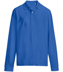 SOL'S Unisex Pacific Long Sleeve Piqué Polo Shirt 04441 - Royal Blue