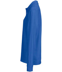 SOL'S Unisex Pacific Long Sleeve Piqué Polo Shirt 04441 - 04441 Royal Blue Side