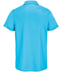 SOL'S Unisex Pitcher Recycled Polyester Piqué Polo Shirt 04442 - 04442 Aqua Back