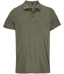 SOL'S Unisex Pitcher Recycled Polyester Piqué Polo Shirt 04442 - Army