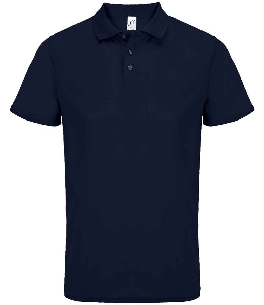 SOL'S Unisex Pitcher Recycled Polyester Piqué Polo Shirt 04442 - French Navy