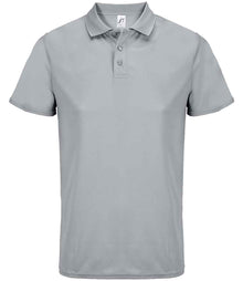 SOL'S Unisex Pitcher Recycled Polyester Piqué Polo Shirt 04442 - Pure Grey