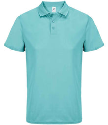 SOL'S Unisex Pitcher Recycled Polyester Piqué Polo Shirt 04442 - Pool Blue