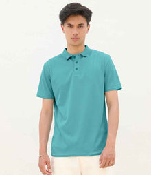 SOL'S Unisex Pitcher Recycled Polyester Piqué Polo Shirt 04442 - 04442 Pool Blue Model