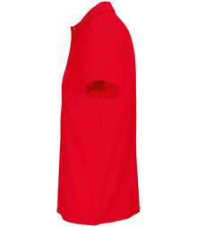 SOL'S Unisex Pitcher Recycled Polyester Piqué Polo Shirt 04442 - 04442 Red Side