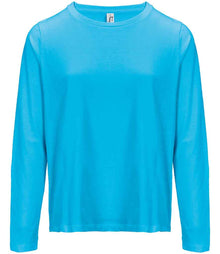 SOL'S Ladies Monarch Long Sleeve T-Shirt 04443 - Aqua