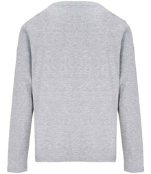 SOL'S Ladies Monarch Long Sleeve T-Shirt 04443 - 04443 Grey Marl Back