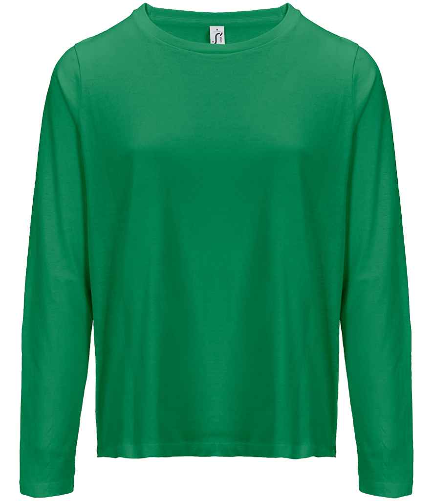 SOL'S Ladies Monarch Long Sleeve T-Shirt 04443 - Kelly Green