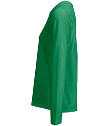 SOL'S Ladies Monarch Long Sleeve T-Shirt 04443 - 04443 Kelly Green Side
